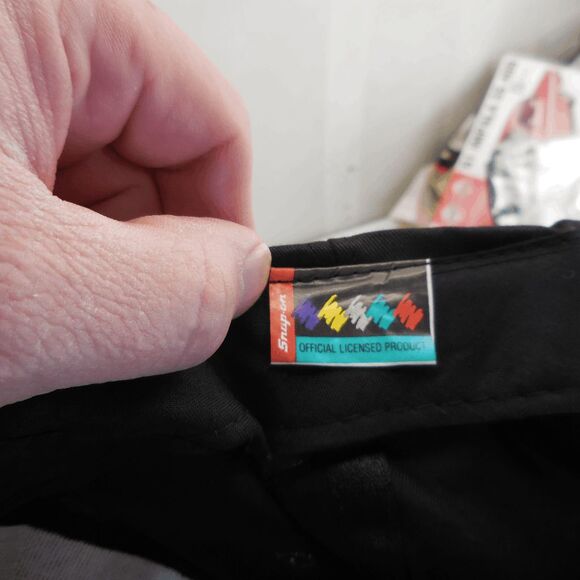 Vintage Snap-On Motorsports Snapback Hat Adjustable Rare Rope Black Swingster - Picture 4 of 8